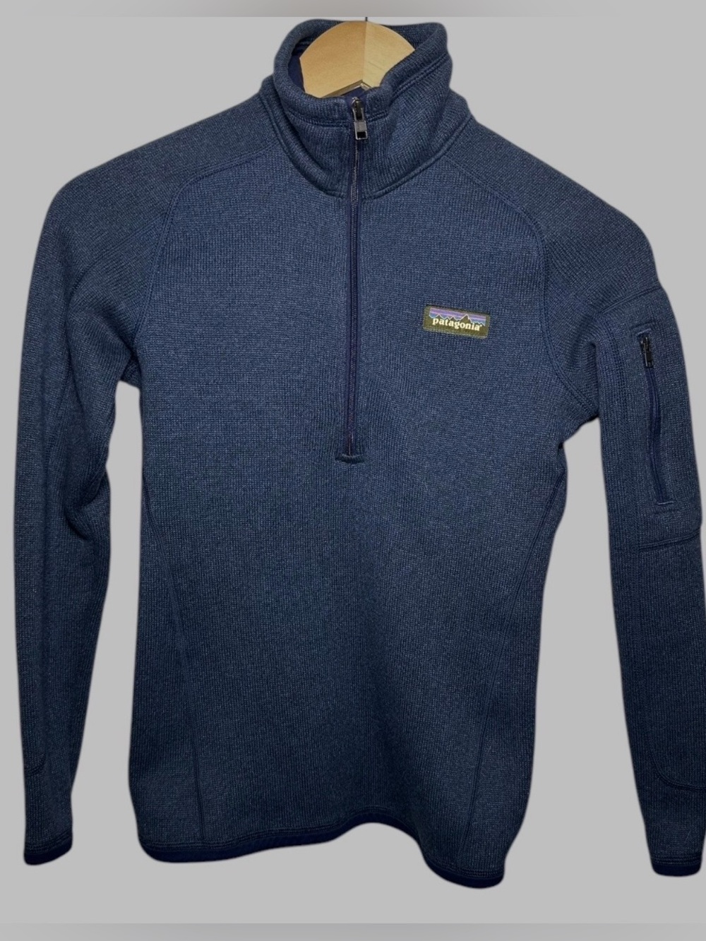 PATAGONIA Better Sweater Jacket Womens  XXS  Navy Full Zip Sleeve Outdoor